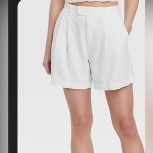 A New Day Tailored Women's White Shorts